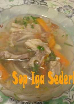 Sop Iga Sapi Sederhana non MSG