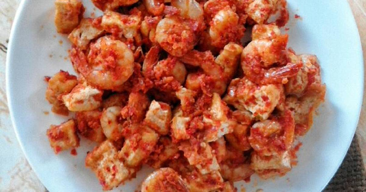 Resep Sambal Udang Tahu  Pr olahanudang oleh Nila Shanif 