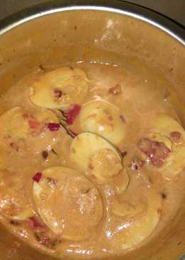 Rendang telur pedas gurih
