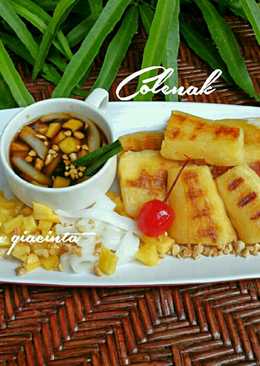 Colenak Kelapa muda dan Nangka