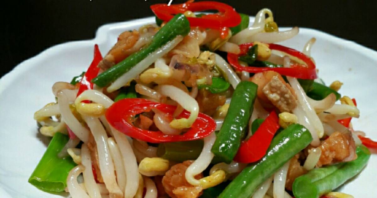  Resep Tumis taoge buncis ikan asin oleh Giacinta Permana 