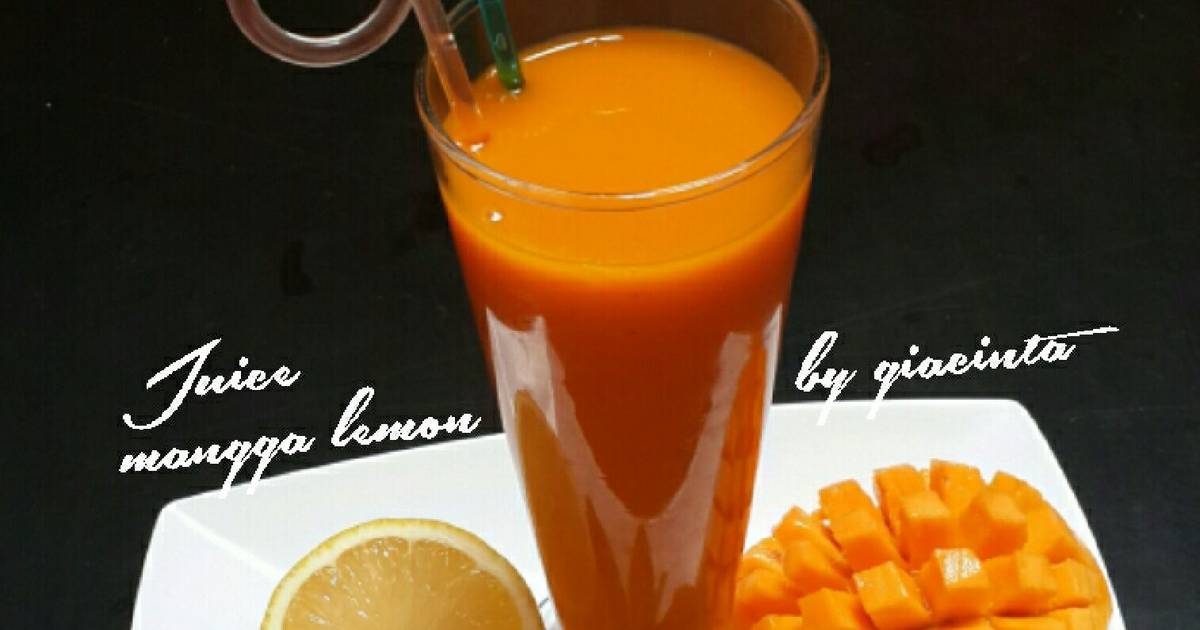 Resep Juice mangga lemon