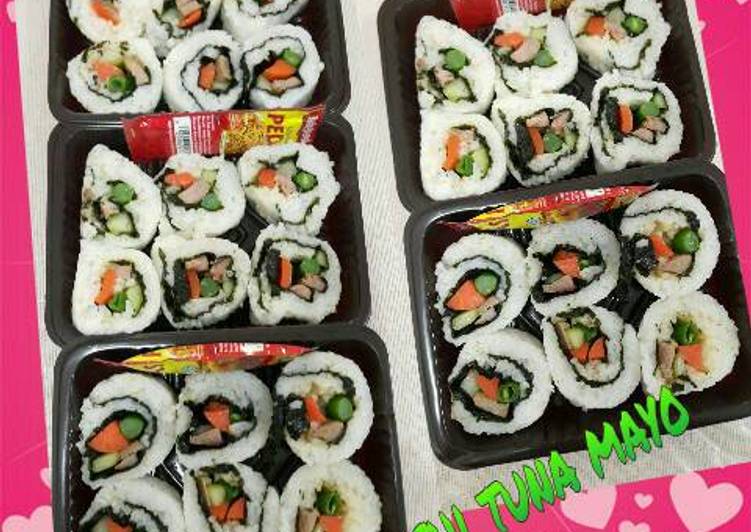 resep masakan Sushi tuna mayo ala lynaluna