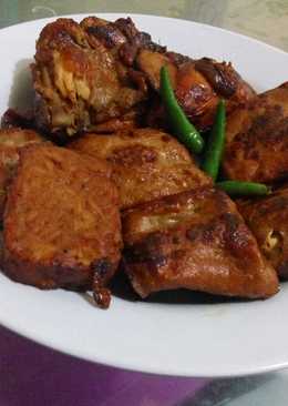 Tahu-Tempe-Ayam Bacem