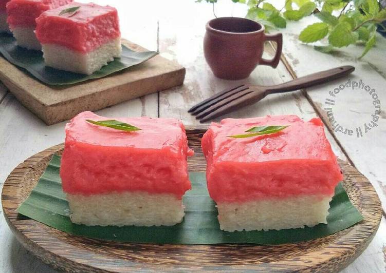 resep Ketan Sarikaya Merah Putih