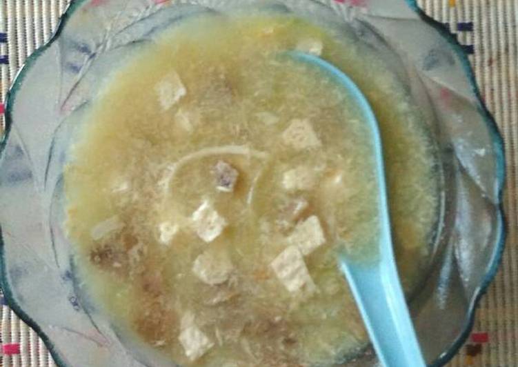 Resep Sup telur Karya Tabita Yanti