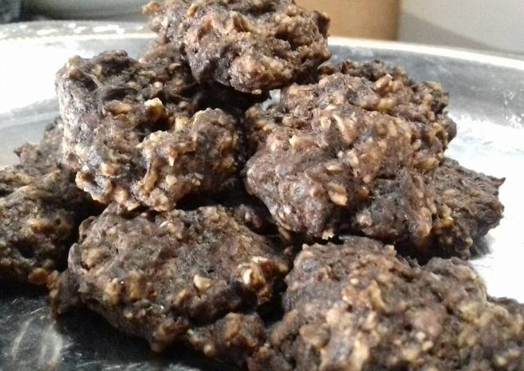 gambar untuk cara membuat Banana Oat Chocolate Cookies????