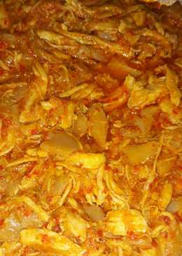 Ayam Jamur Suwir Bumbu Bali