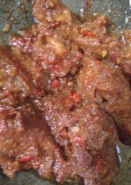 Rendang daging huhahhh tanpa santan