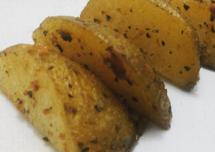bahan dan cara membuat Grill Potato wedges