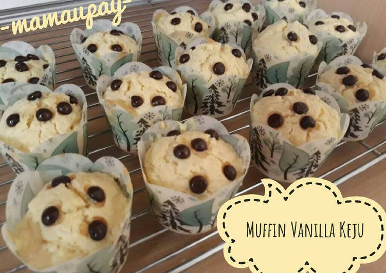 gambar untuk cara membuat Muffin Vanilla Keju