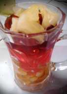 Es Buah Kesemek Jelly Syrup Nanas #BikinRamadanBerkesan