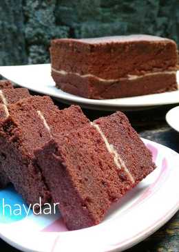 Brownies kukus ny liem lapis keju