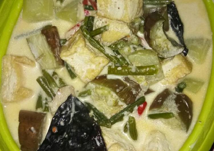 gambar untuk resep makanan Sayur Lodeh Labusiam, Kacang Panjang & Tahu