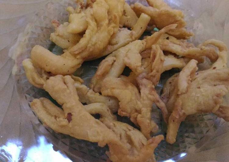 bahan dan cara membuat Jamur crispy