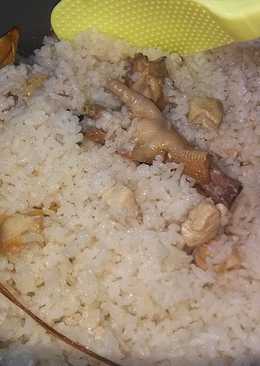 Nasi uduk Ayam/Nasi liwet Ayam magicom