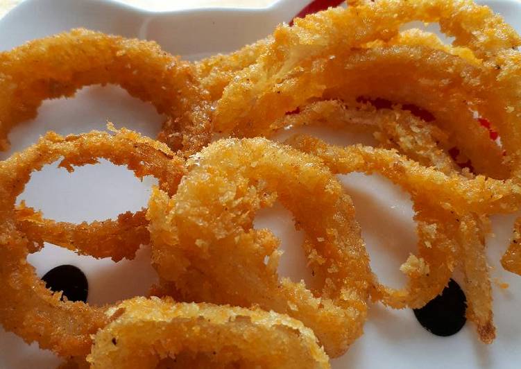 Resep Onion rings aka bombay goreng tepung Kiriman dari Tria Agustina