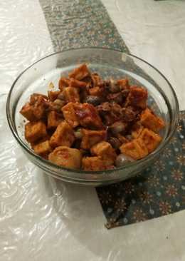 Balado tahu jantung ayam