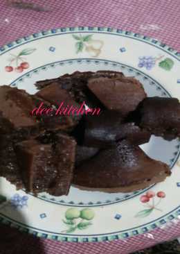 Kue bandung hitam manis(tanpa toping)