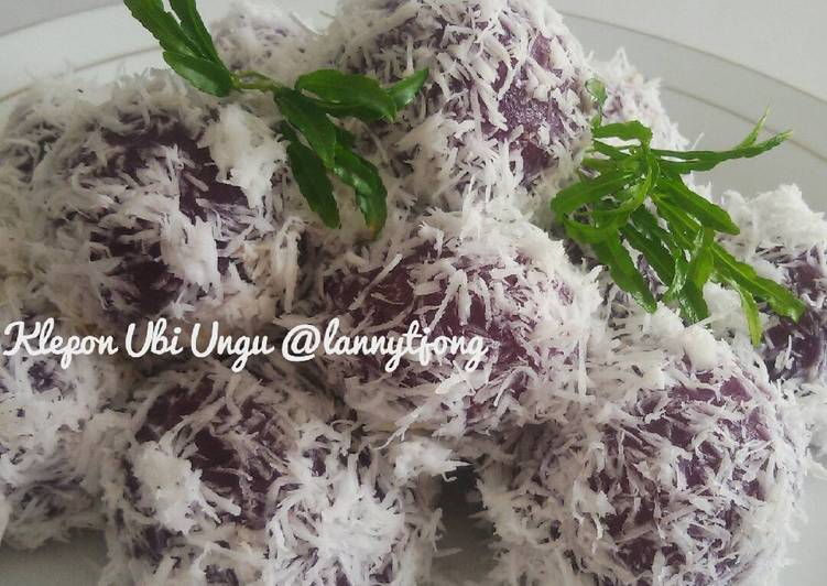 resep makanan Klepon ubi ungu
