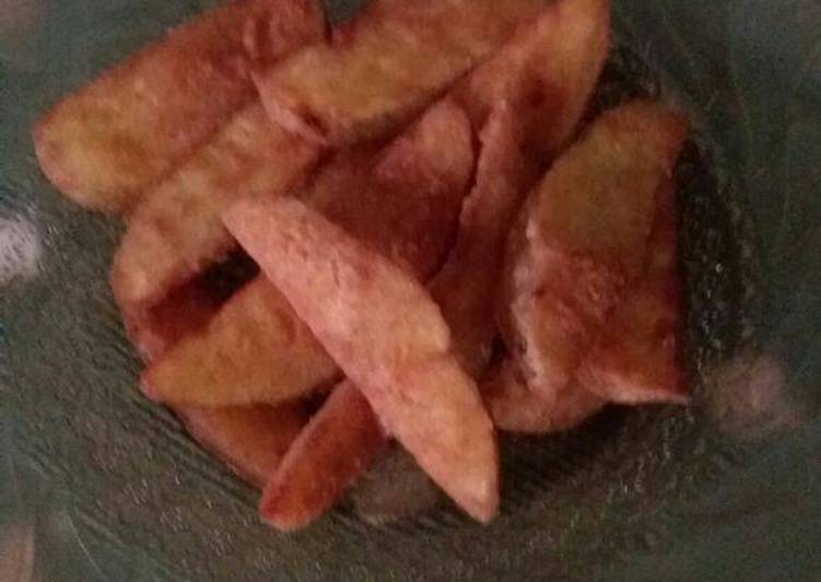 cara membuat Potato wedges ala resto