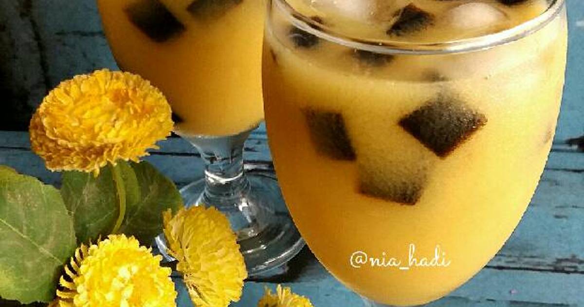 Resep Es Go-Kult (Mango Yakult) oleh Nia Hadi - Cookpad