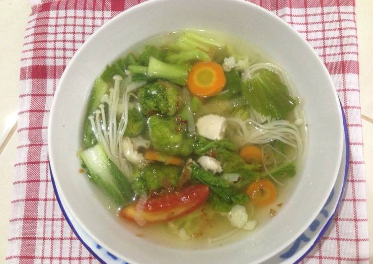 cara membuat Soup Sayur Segar