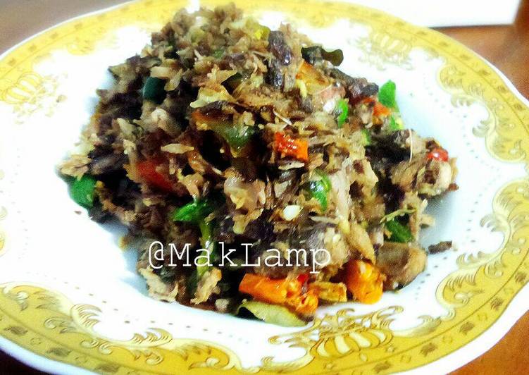 Resep Tongkol suir pedas segar