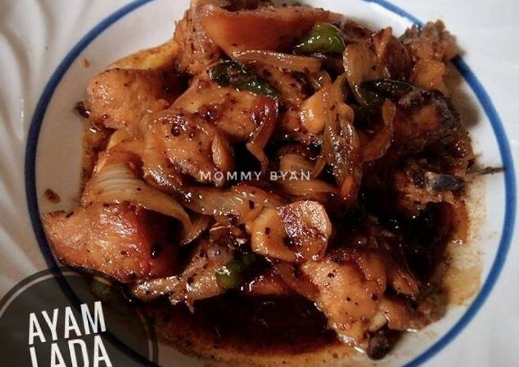 resep masakan Ayam Goreng Saos Lada Hitam