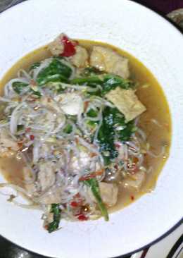Tumis Sawi hijau+Taoge+Tahu Goreng..by:Erni Hartanti. Amd:-)