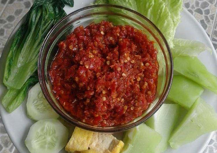 resep masakan Sambel belacan in the party2????