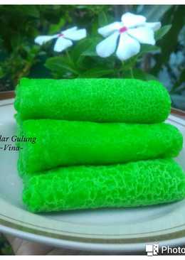 Dadar Gulung Ekonomis (no telur, no santan)