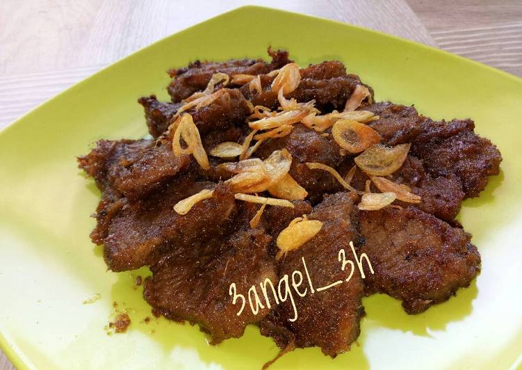 Resep Dendeng Gepuk Sapi Dari Rekha Angel