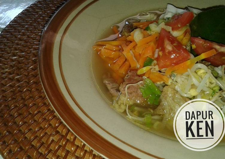 bahan dan cara membuat Soto Kuning Jogja ala Dapur Ken