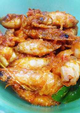 Balado cumi asin + udang