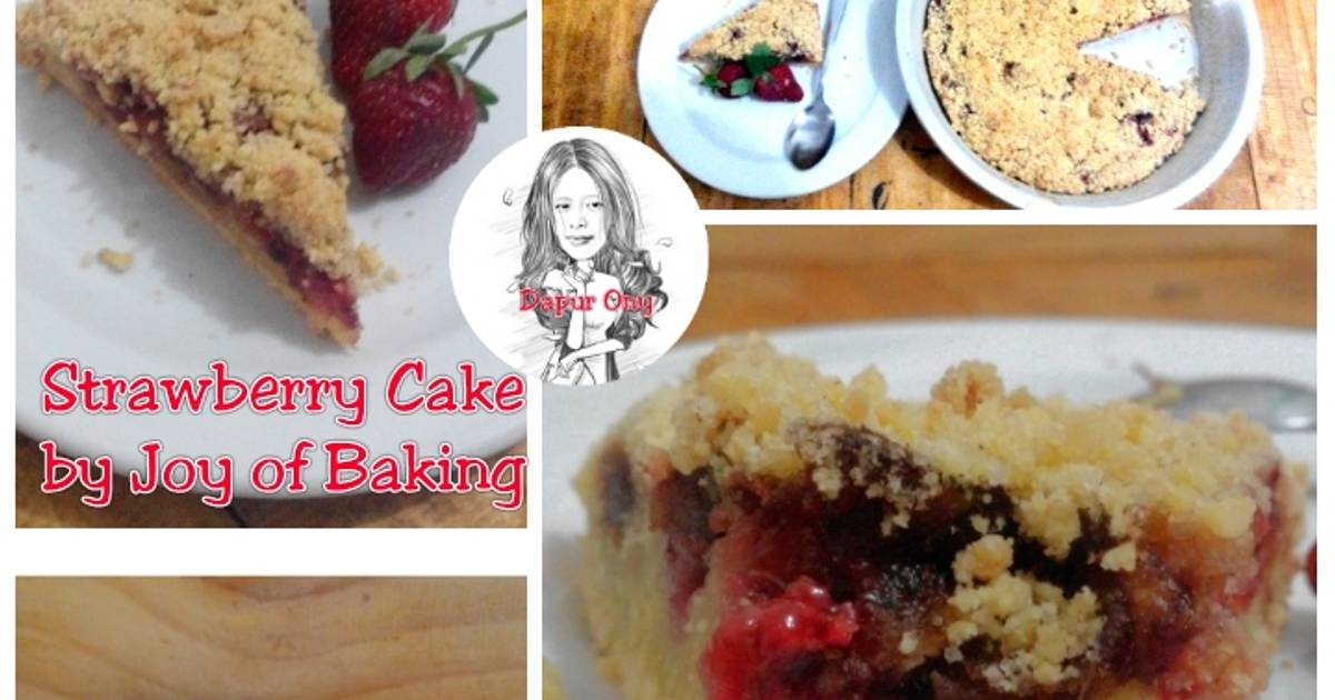 Resep Strawberry Streusel Cake