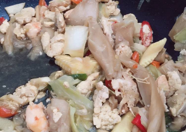 resep masakan Tumis jamur tiram