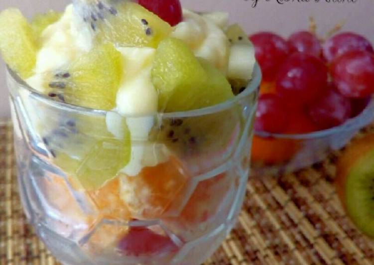 Resep Fruity Vla (seger, lumer dan enakkk banget) BUKAN SALAD BUAH -
Ribka Arini