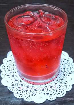 7. ðŸ¹Es Soda Rasa Stroberi Keto #Ketopad #Recook #PekanInspirasi