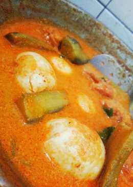 Terong Telor Santan Pedas