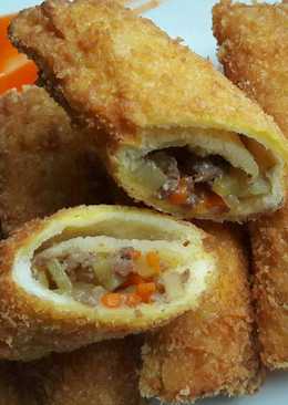 Roti Goreng isi Ragout
