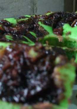 Brownies coco pandan kurma