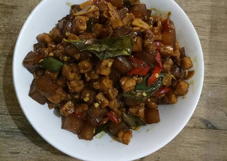 resep masakan Cecek Tempe Bumbu Kecap