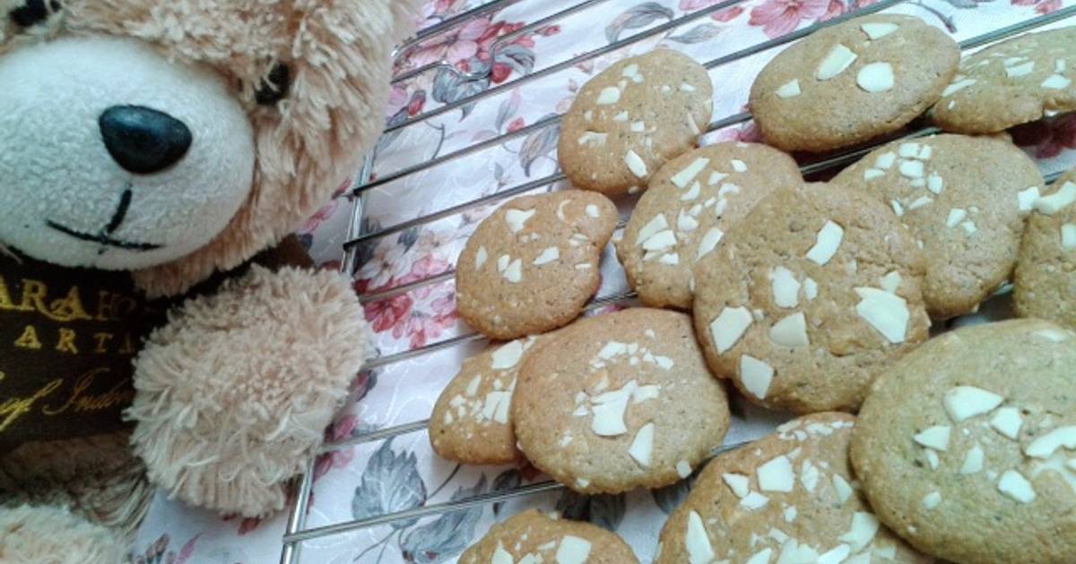 Resep Havermout Almond Cookies Resep Havermout Almond Cookies