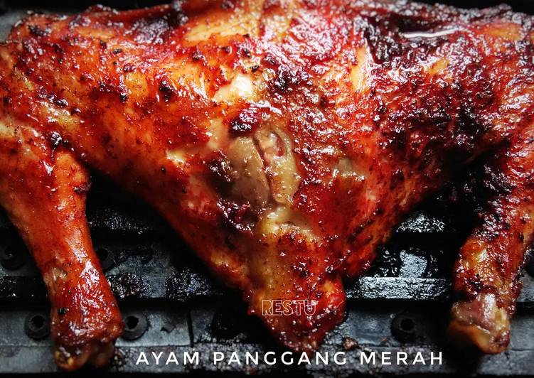 cara membuat Ayam Panggang Merah