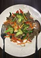 Tumis Brokoli Buncis Wortel Beef