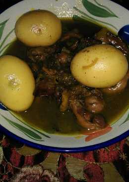 Hati ayam kecap/semur