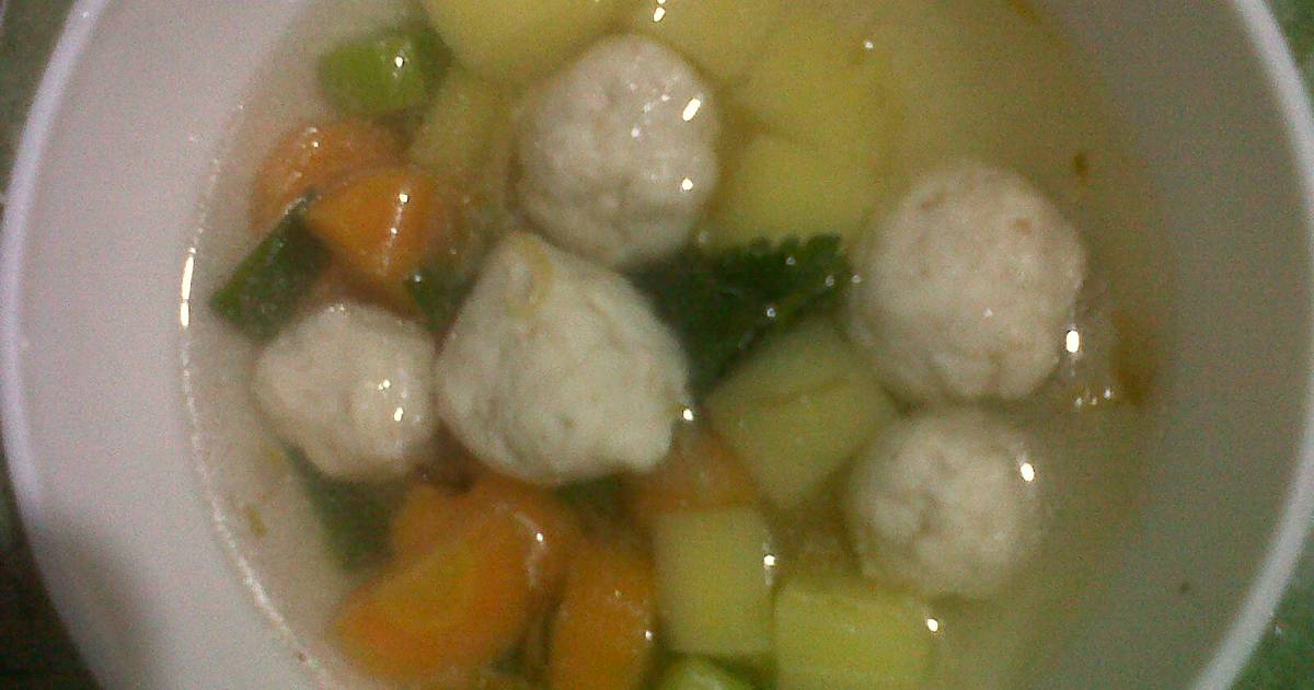 Resep Sop  Baso Ayam  Gurih oleh Nita Cookpad