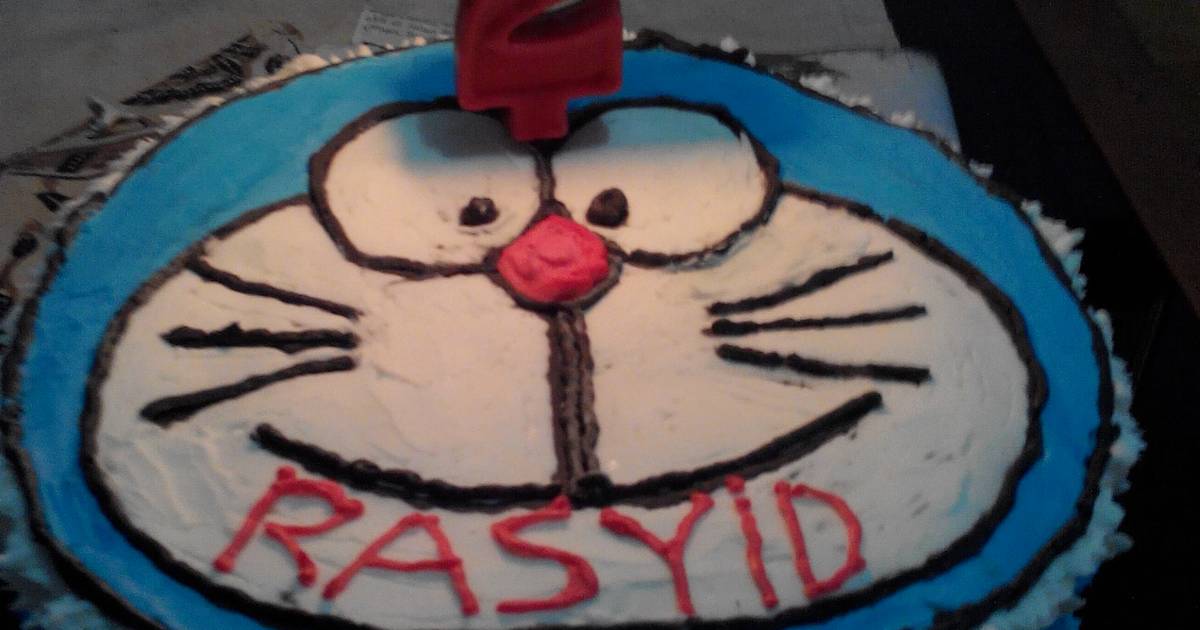 Resep Simple birthday cake metode butter transfer frozen