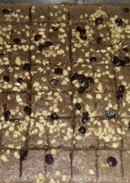 Brownies Pisang Coklat Kacang